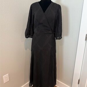 Calvin Klein Black Long Sleeve Dress